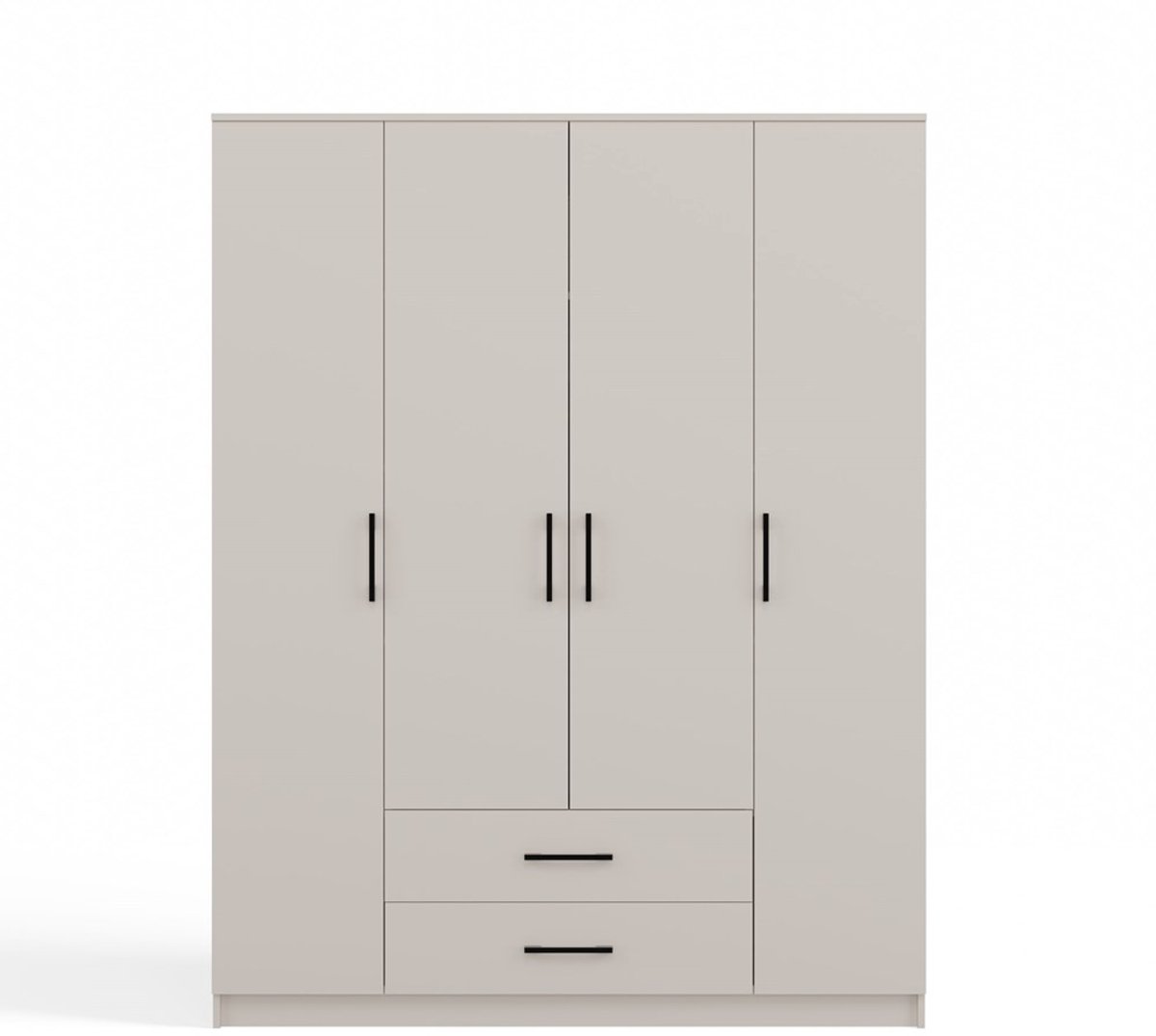 TOP E SHOP ROMANA 160 - Kledingkast - 2 lades - Grote opbergruimte - Minimalistisch design Kasjmier