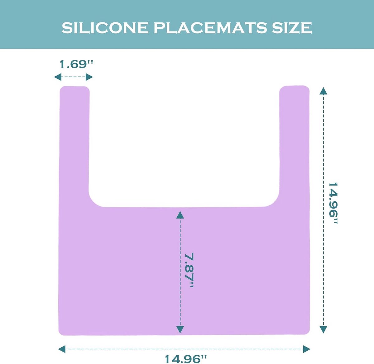 Siliconen Placemat Kinderstoel Antislip - Geschikt voor IKEA Antilop - Vlekbestendig en BPA-vrij Tafelmat Baby en Peuter – foto 7