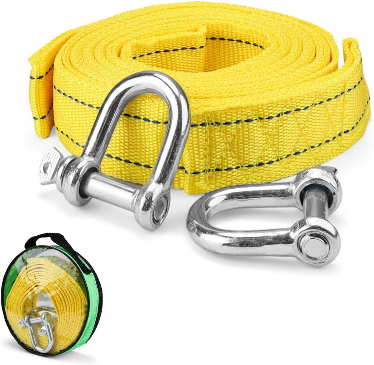 Octav8® Sleepkabel - Afsleepkabel - Auto Accessoires - 4m - Extra Dik - 2 Hakken