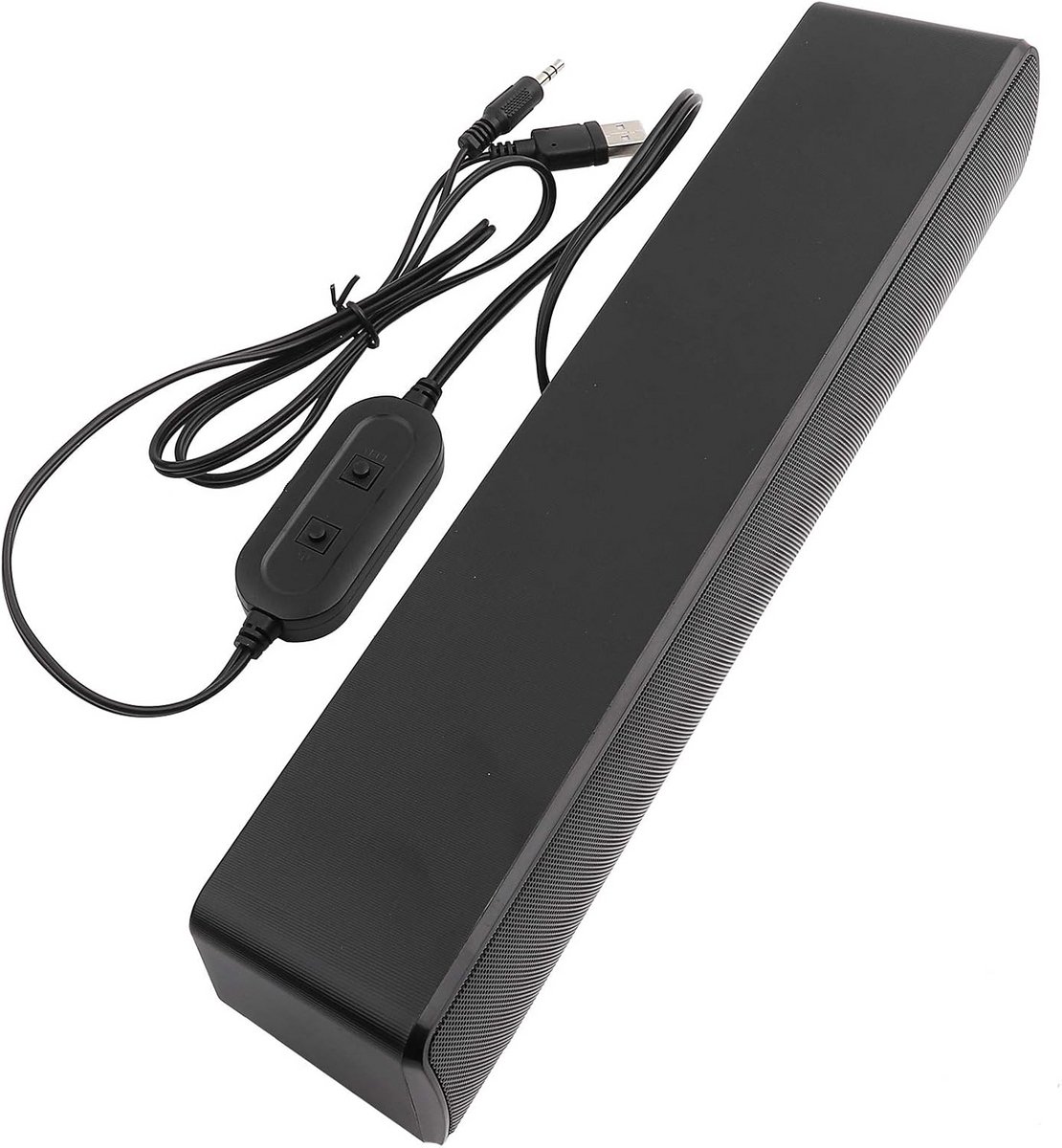 Draadbare USB Stereo Soundbar met Bass voor PC Laptop TV en Smartphone
