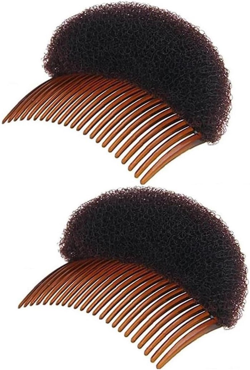 2 Stuks Volume Haar Opzetstukken Spons voor Volle Plooien en Haarbundels