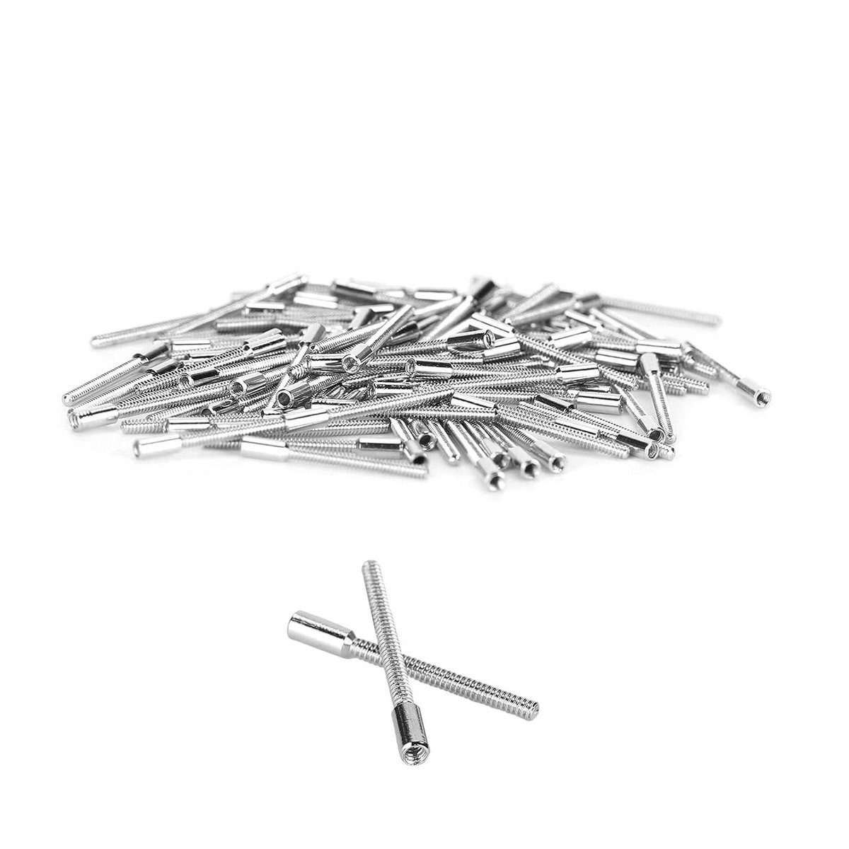 Reparatieset voor horloges - Luxe set met 100 stuks liftassen van 0,9 mm - Horloge reparatieset met optrekas - Precisie gereedschap