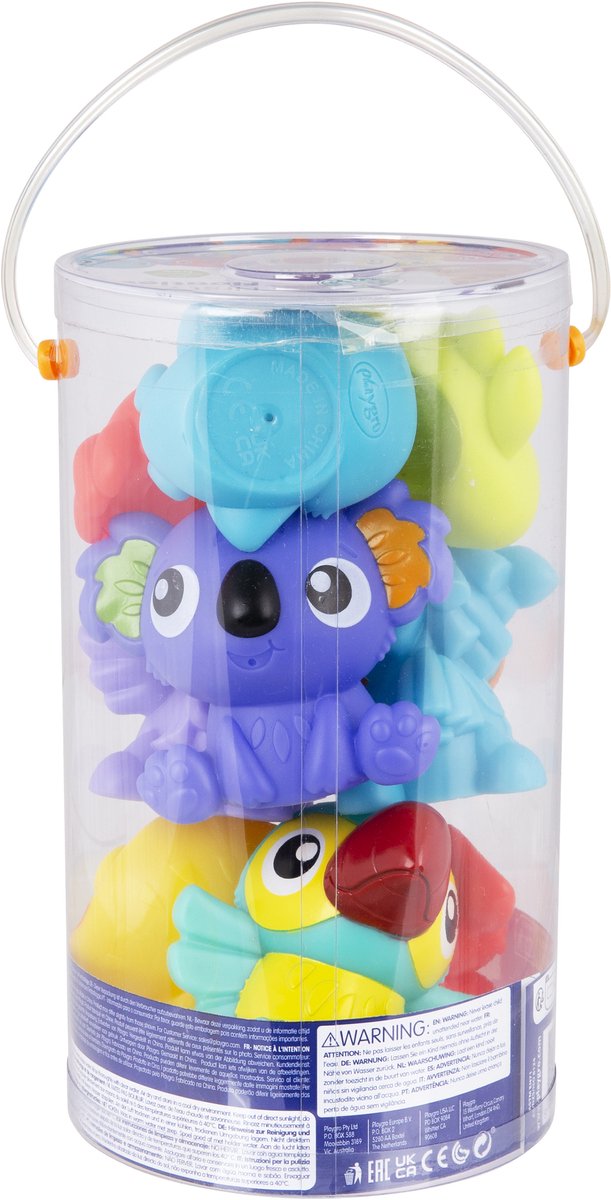 Playgro Badspeelgoed - First Fun Floaties - 8 Stuks- Volledig afgesloten - Baby Speelgoed - baby speelgoed- badspeelgoed - speelgoed baby - badspeeltjes - waterspeelgoed- baby speelgoed 6 maanden Schimmelvrij — afbeelding 5