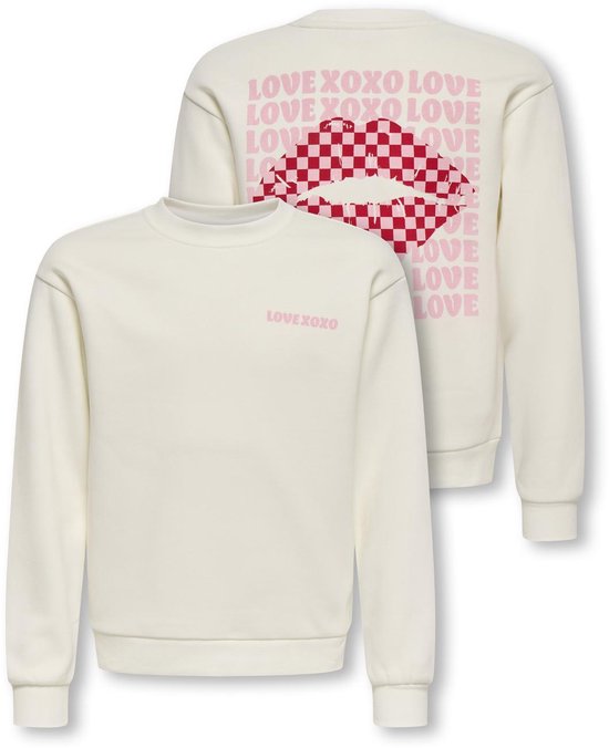 ONLY - KOGLOVELY LIFE LS BOXY PRINTED SWTFilles Sweat