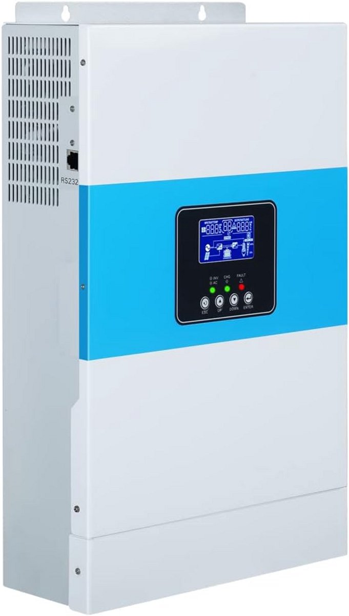 3,5 kW Hybride Omvormer Zonne-energie 24V MPPT 100A Zuivere Sinus Wifi