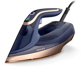 Philips Stoomstrijkijzer Kleding DST8050/20 Azur - Zelfreinigend - Verticaal Strijken Mogelijk - Lang Snoer - Druppelstop - Donkerblauw
