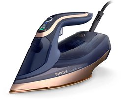 Philips Stoomstrijkijzer Kleding DST8050/20 Azur - Zelfreinigend - Verticaal Strijken Mogelijk - Lang Snoer - Druppelstop - Donkerblauw