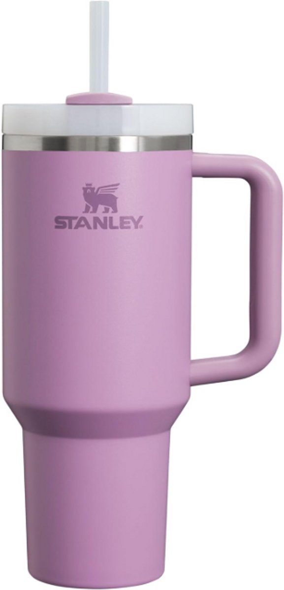Stanley Quencher H2.0 Flowstate Tumbler 1.2L (Lilac) - RVS - Lekvrije Thermosbeker met Rietje & Handvat – Geïsoleerd RVS – BPA-vrij - Drinkfles Waterfles