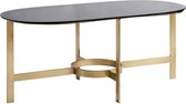 Nordal - Nordal Salontafel Ovaal Ijzer/Glas Brons/Zwart -