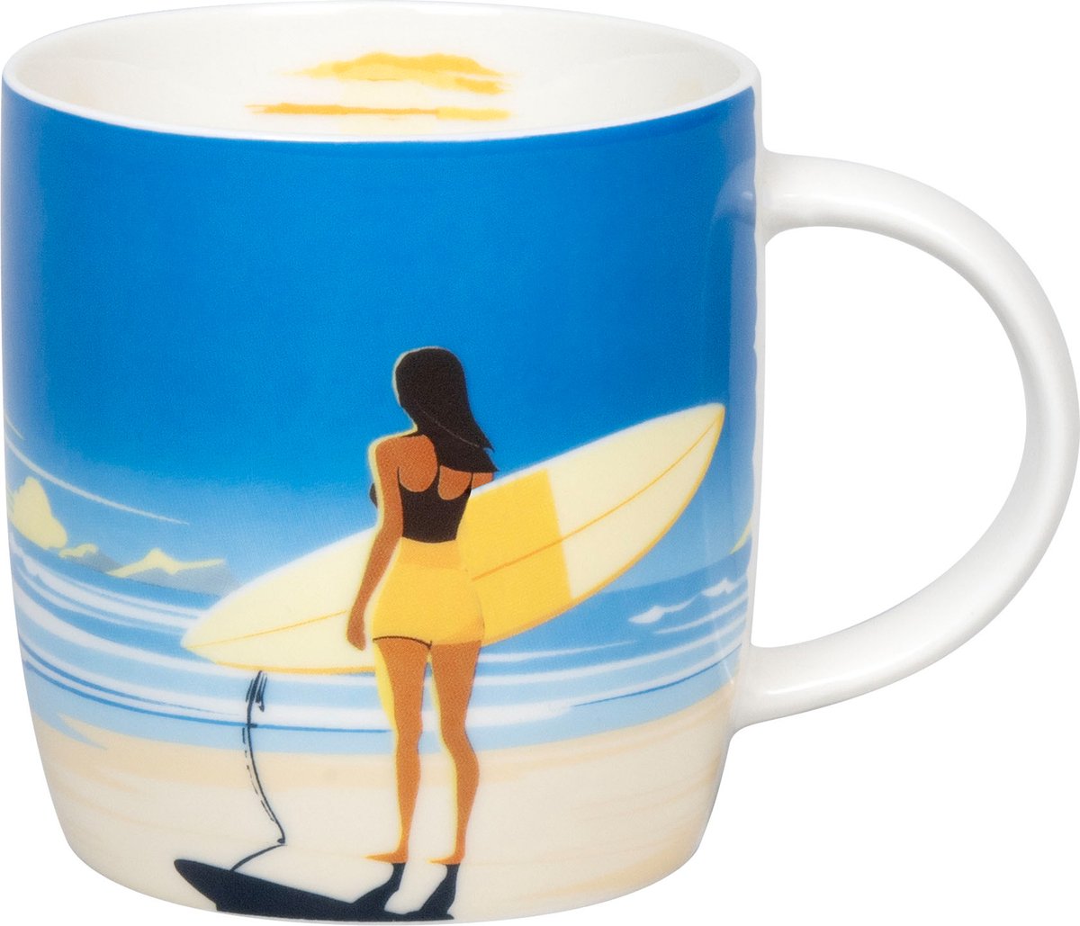 Könitz mok Vacation Surfing, beker, koffiemokken, nieuw bot, blauw, 400 ml, 1172752873