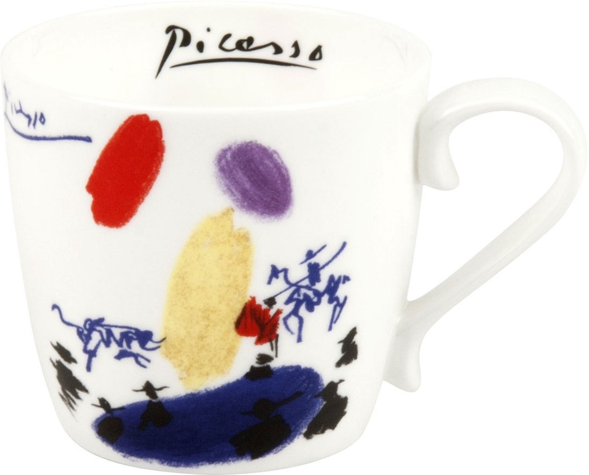 Könitz Picasso Corrida mok, beker, koffiemok, porselein, kleurrijk, 415 ml, 11 2 057 1990
