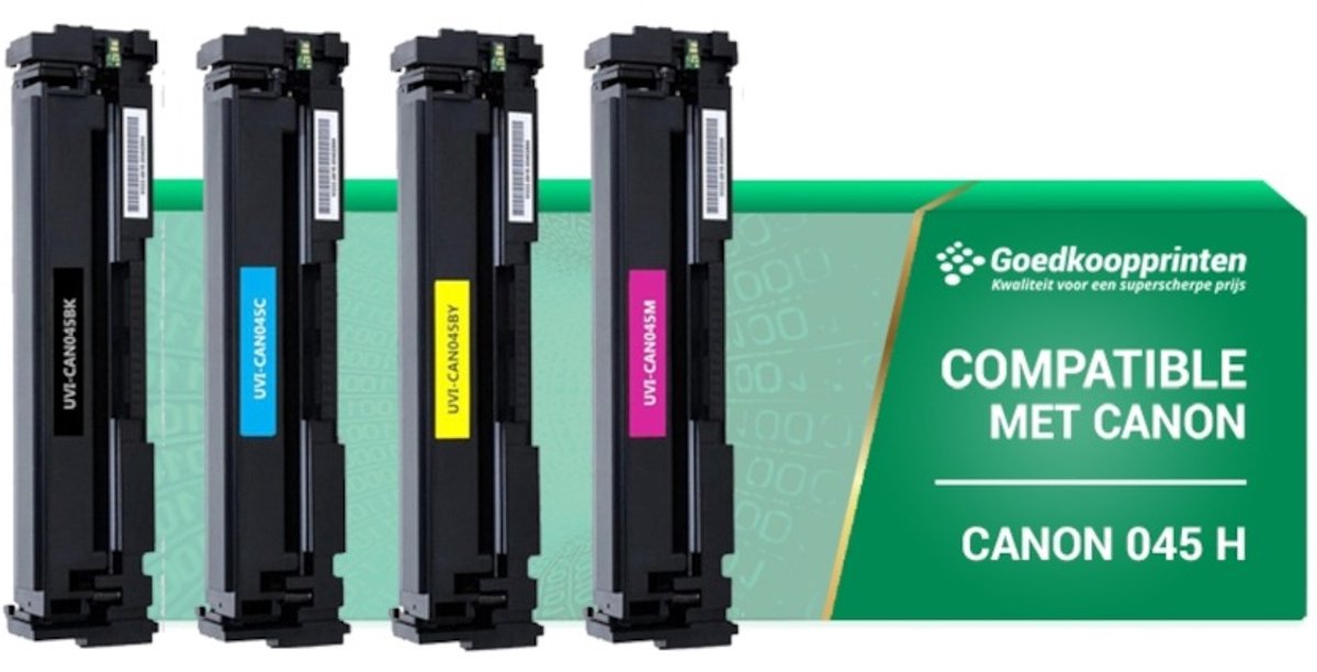 Canon 045H toner cartridge Multipack - Huismerk set