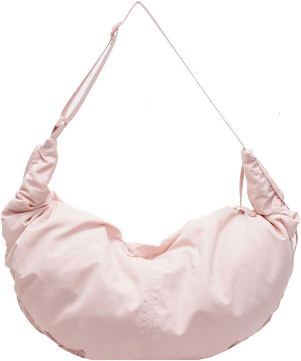 Praktische Nylon Schoudertas voor Dames - Crossbody Tas met Rits