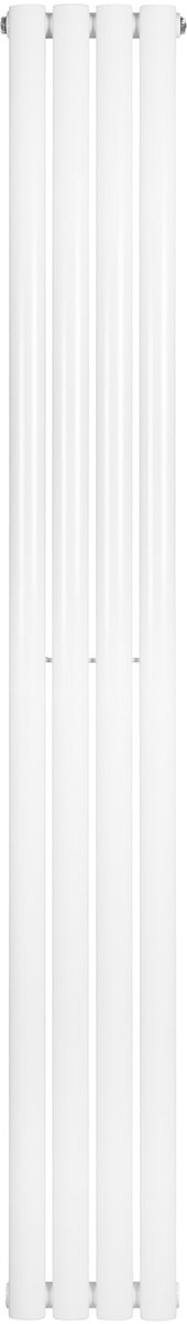 Ovale design radiator - 1 kolom - 1800x240 mm - wit