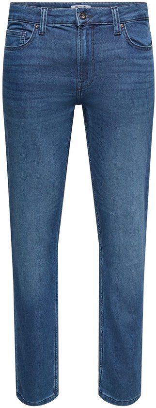Only & Sons LOOM - Slim fit jeans - black denim/zwart denim/blackdenim
