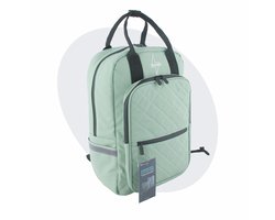 Voltano Daily Enkele Fietstas Rugzak - Mint groen - Enkele Pakaftas - 100% Waterdichte Rugtas - Extra Beugels Voor E-bike