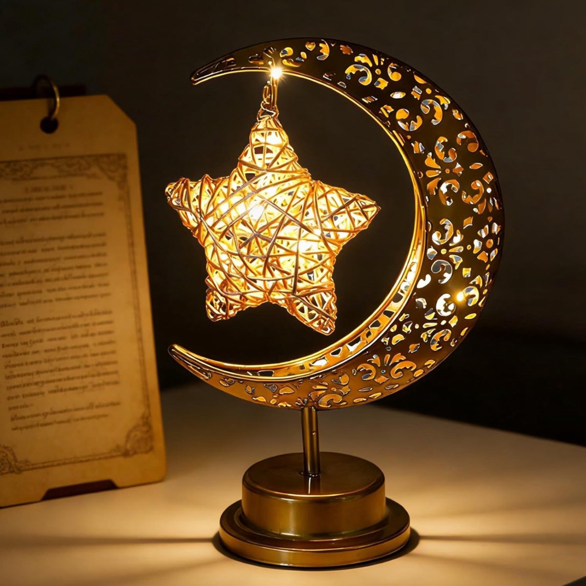 CLVP® Maanlamp - Nachtlamp - Maan Lampje - Taffellamp LED