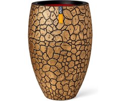 Grote Luxe Bloempot 'Deluxe Clay' voor Binnen en Buiten - Hoog Model 51x72 cm