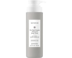 Naturium Multi-Peptide Advanced Body Wash 500 ml – Verjongende Douchegel met Rijst Aminozuren & Vitamine E – Hydraterende en Gladmakende Body Wash voor Zachte Huid