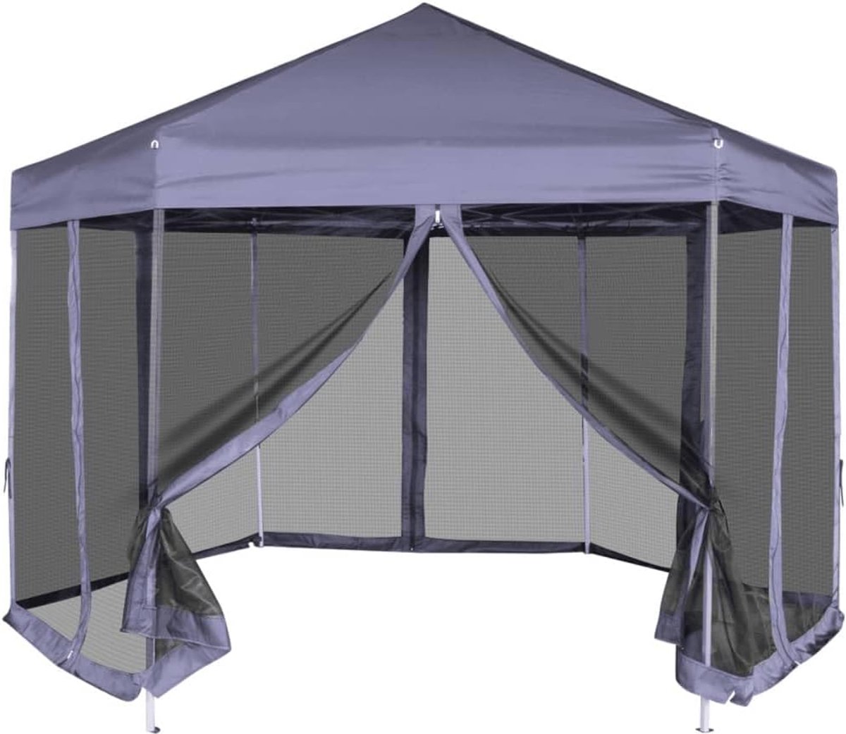 Vouwpaviljoen - Pop-up tent - Feestelijke buitenactiviteiten - Waterafstotend dak - 36 x 31 m - Donkerblauw