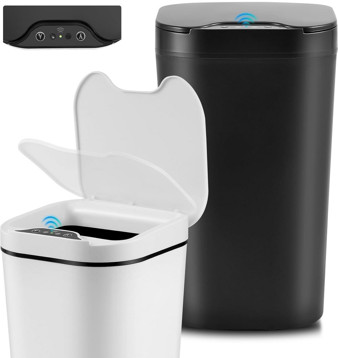Touchless Sensor Prullenbak 12 Liter - Automatische Afvalemmer voor Badkamer