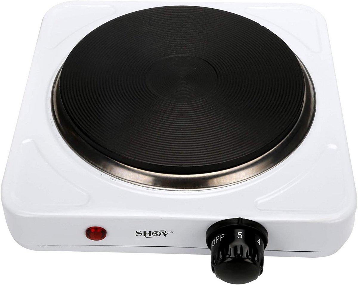 Elektrische Kookplaat - 1500W - Draagbare Mini Kookplaat voor Thuis of Camping