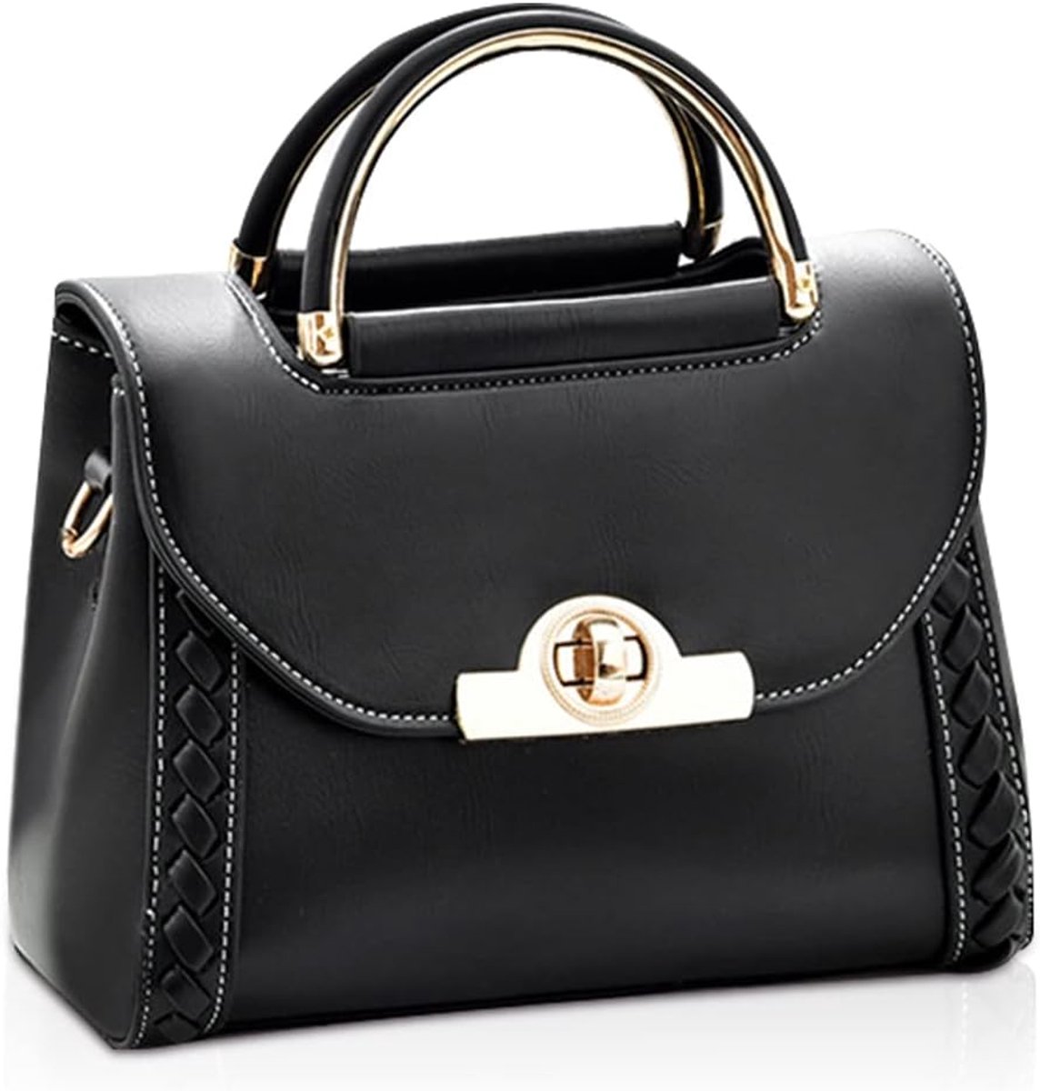 Kleine PU-leren damestas: Elegante Schoudertas & Crossbody Tas met Verstelbare Riem
