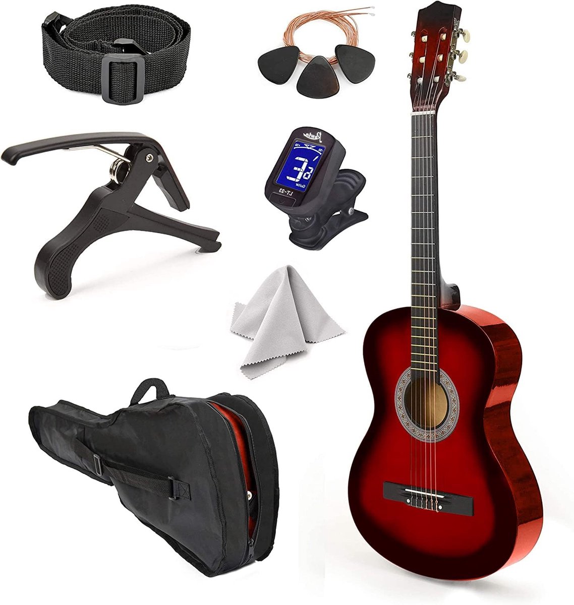 Linkshandige Akoestische Gitaar 30 Inch voor Kinderen en Beginners