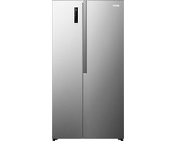 ETNA AKV6178RVS - Amerikaanse koelkast - No-Frost - 178 cm hoog - 544 liter - Energielabel C - Invriesvermogen 12 kg/24u - Geluidsniveau 37 dB - LED Display - SuperCool - FastFreeze - Deuralarm - Interter Compressor - Multi Airflow - Energy Saving