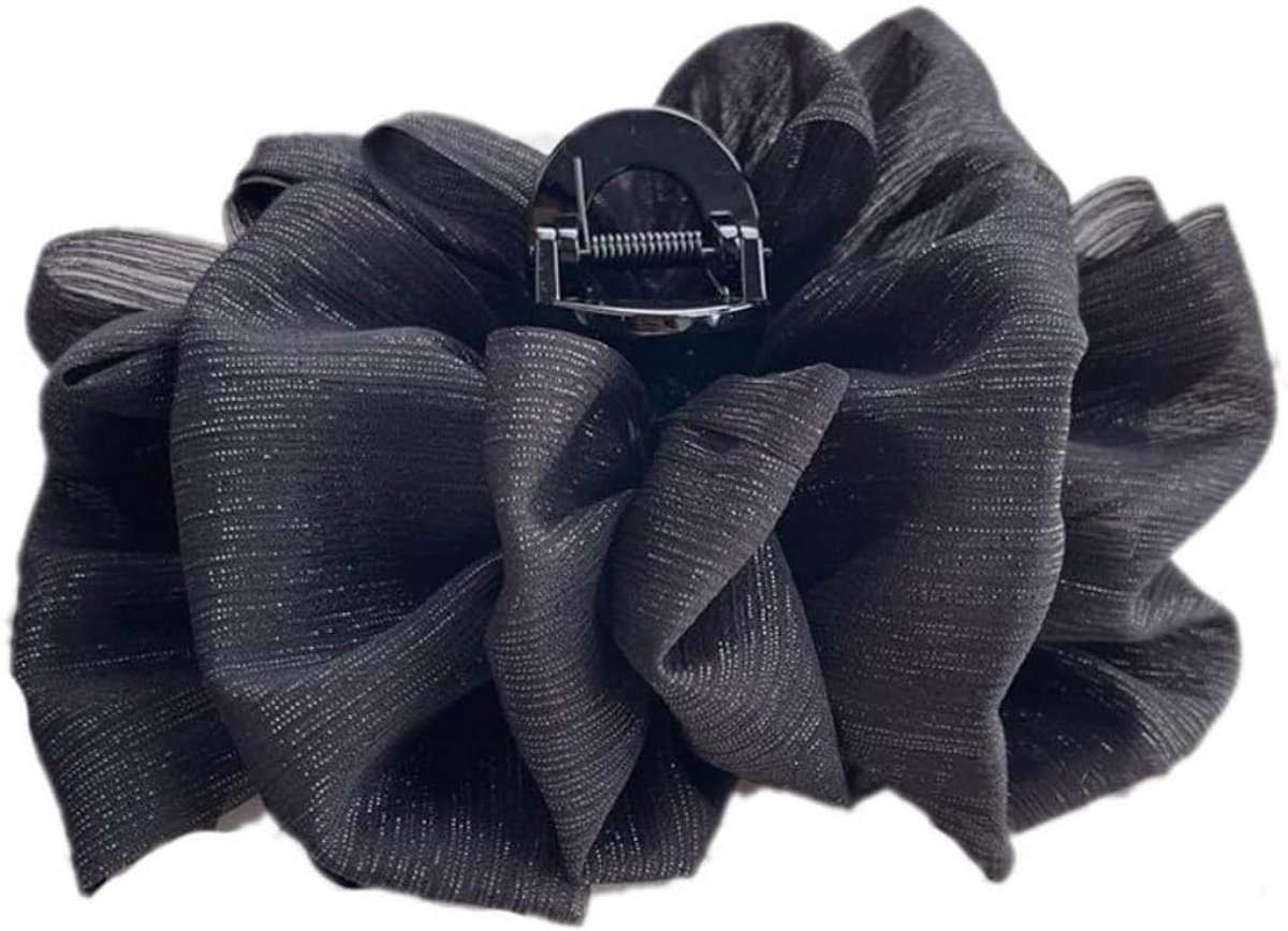 Grote Tule Strik Haarspeld voor Dames - Elegante Haarclip XL Accessoire
