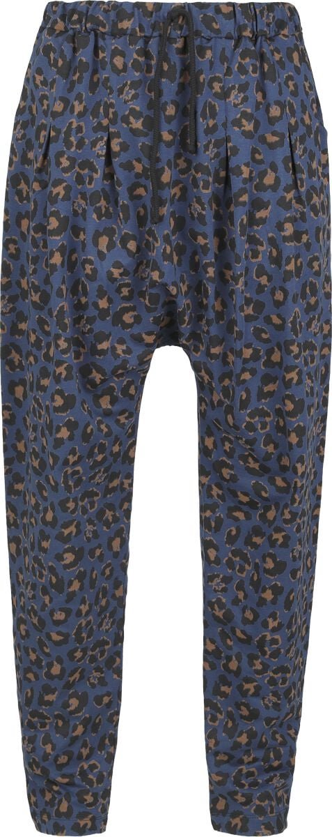 R.E.D. Rock-Engineered Design Blauwe basic vrijetijdsbroek in loose fit - Dames - L