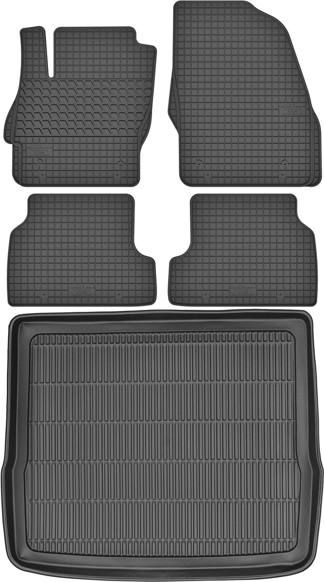 Max-Dywanik en Motohobby - Kofferbakmat en Autovloermatten - Ford Focus II Kombi - 2004-2011 - Zonder Stoppers