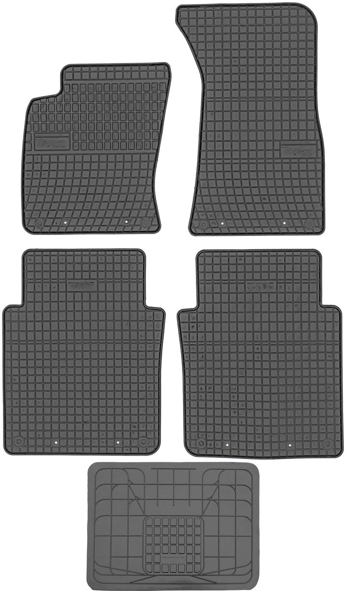 Max-Dywanik Frogum Serie - Audi A8 D3 Matten - Zwart - Zonder Stoppers
