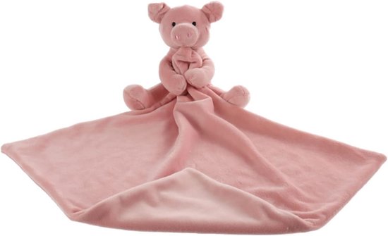 Zacht Pluche Speelgoed Knuffeldoek Varken voor Baby's en Peuters, Wasbaar — afbeelding 5