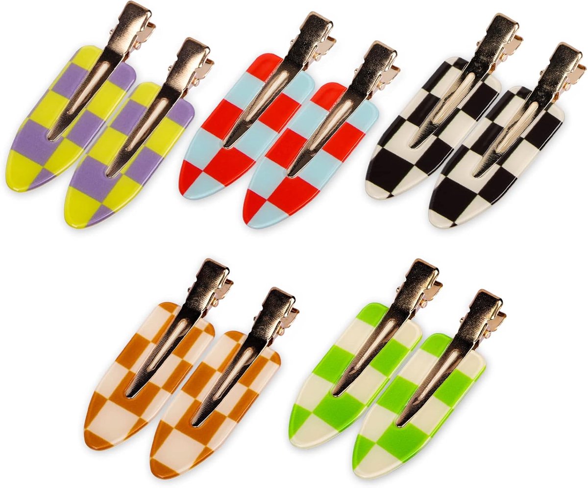 10 Stuks Haarclips Zonder Knik: Platte Styling Clips voor Kapsels en Make-up