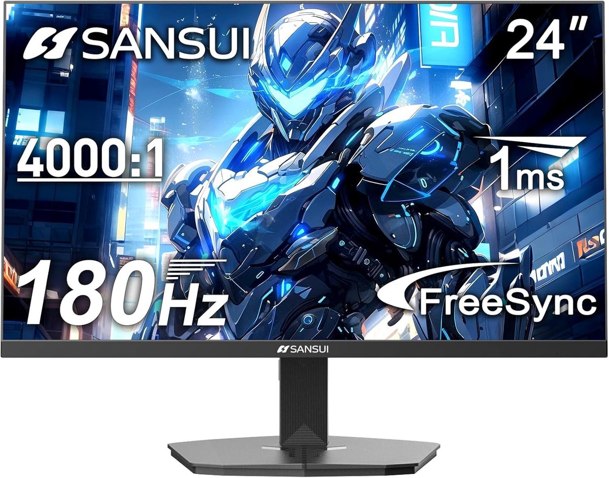 24 Inch Gaming Monitor 165 Hz IPS FHD met DisplayPort en HDMI