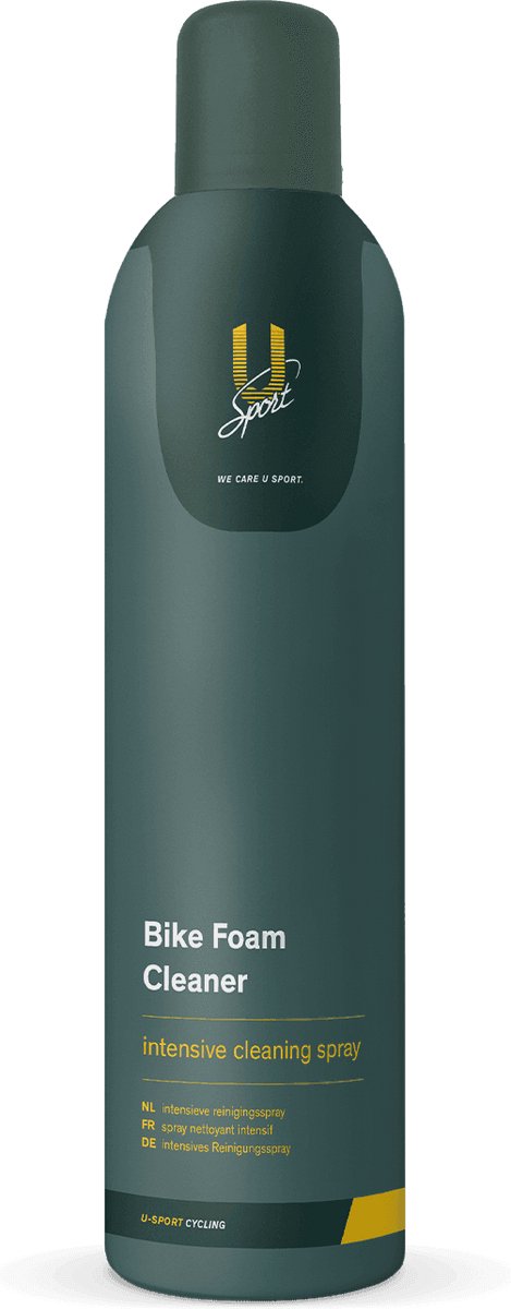 U-Sport Bike Foam Cleaner - 400 ml - Waterloze Schuimreiniger - Voor Fiets, Helm & Bril - Biologisch Afbreekbaar