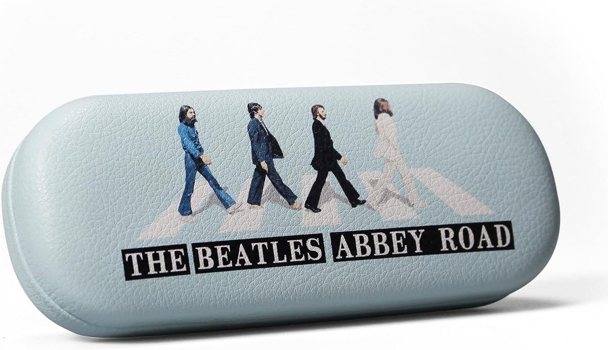 Harde brillenkoker met Abbey Road thema - Beschermhoes voor brillen