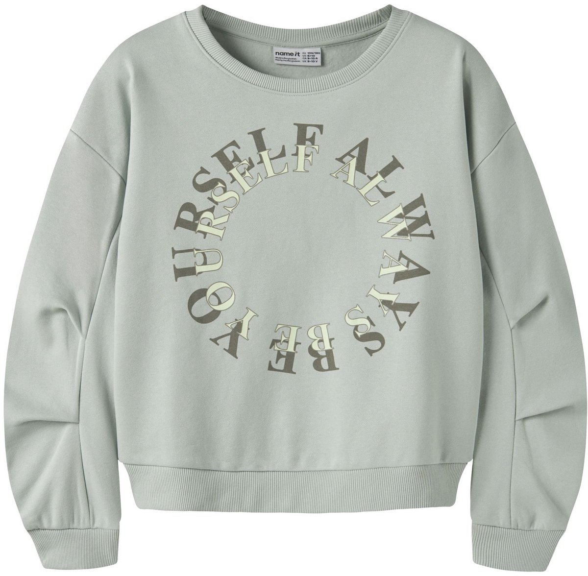 NAME IT - NKFPTAROUND LS SWEAT BRU - Meisjes - Sweaters
