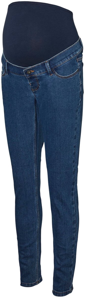 Mama Licious Slim fit zwangerschapsjeans Regular fit Mid rise Jeans