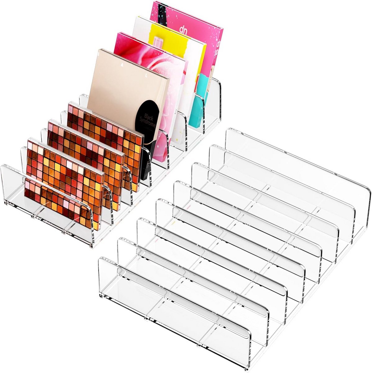 Doorzichtige Make-up Organizer voor Oogschaduw - 2 Lades