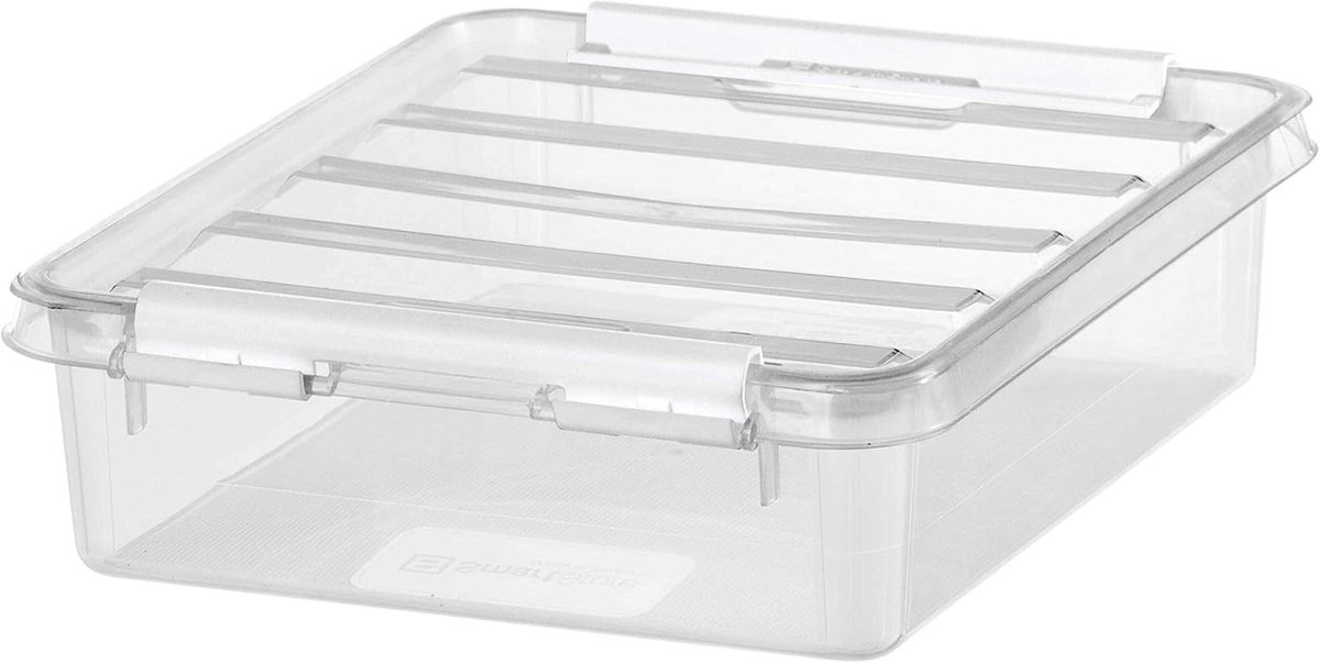 Doorzichtige Opbergbox met Deksel 1 Liter - Compacte Opslagbak
