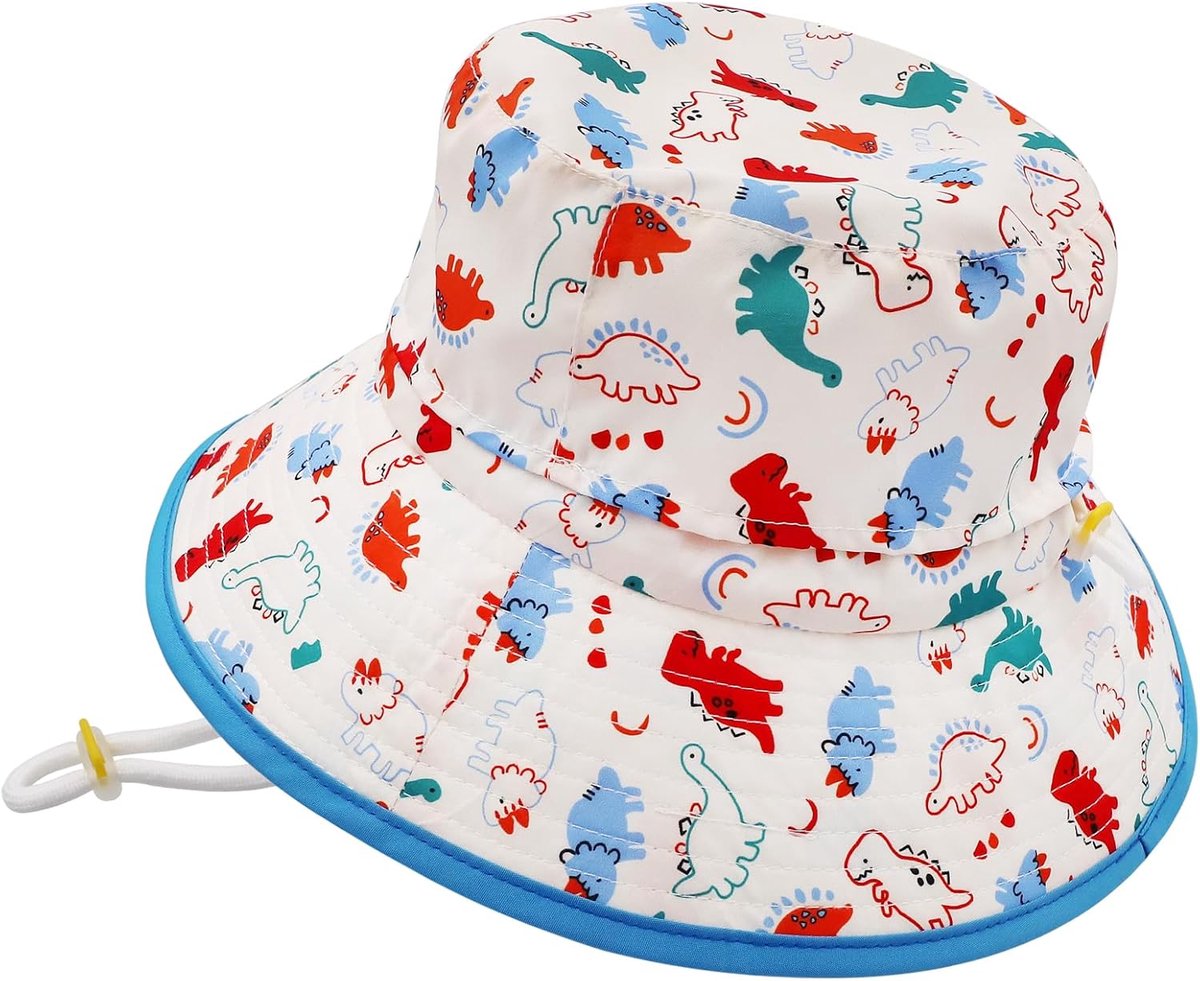 Verstelbare Kinder Zonnehoed met Brede Rand - Sneldrogend Vissershoedje voor Baby & Kind