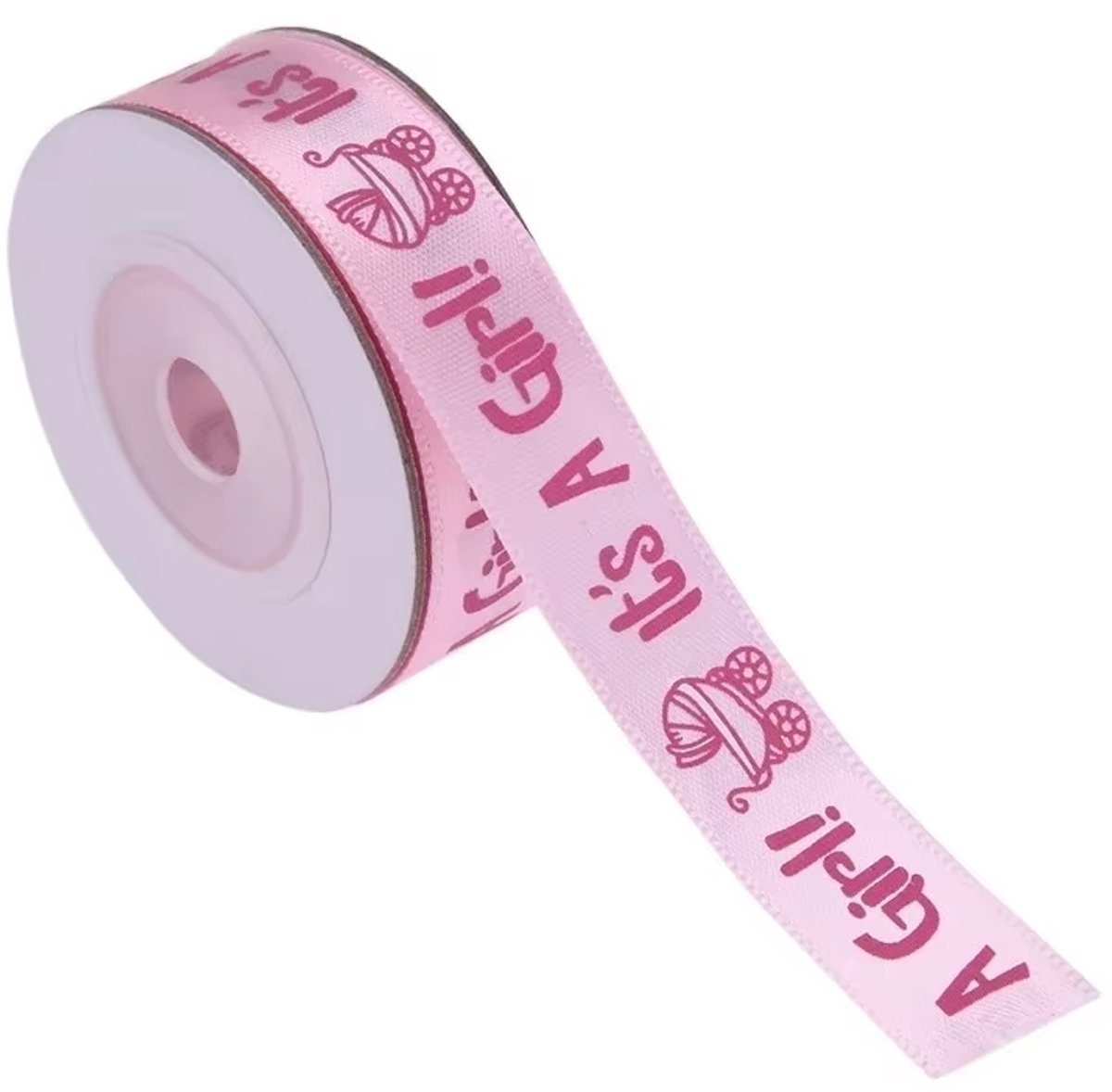 Actie4you® - It's a Girl lint – 10M – Babyshower – Baby Lint Meisje – Het is een Meisje - Lint