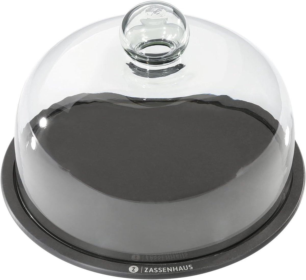 Ronde Kaasstolp 23 cm met Glazen Kap voor Kaasbewaring