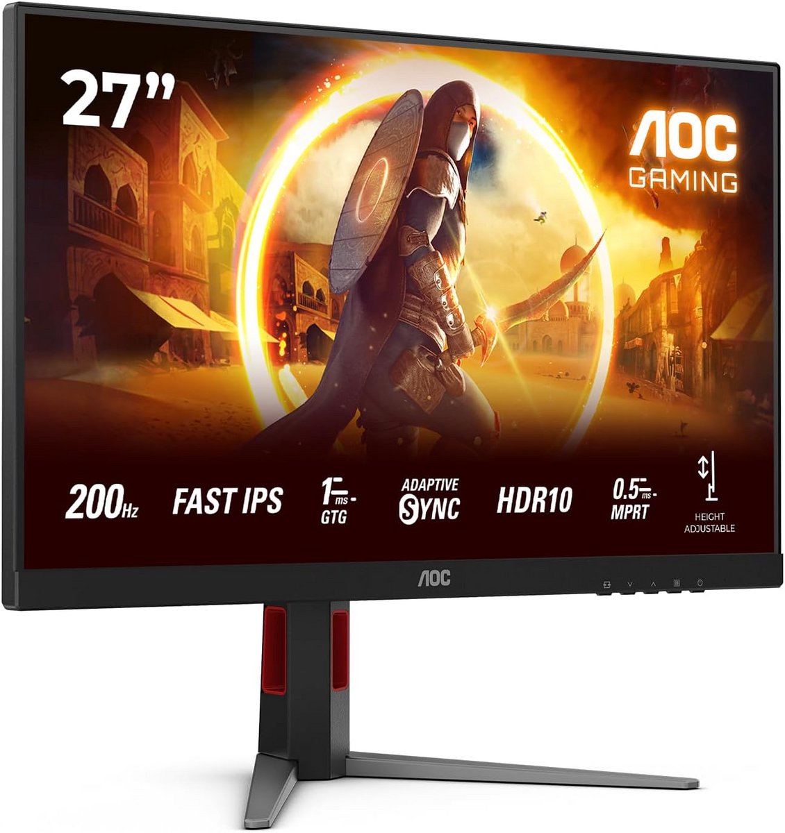 27 Inch Gaming Monitor Full HD 200Hz IPS 1ms Met G-Sync Compatibel HDR10