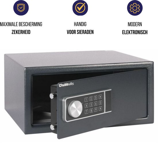 Chubbsafes Air 25EL – elektronische laptopkluis – antraciet