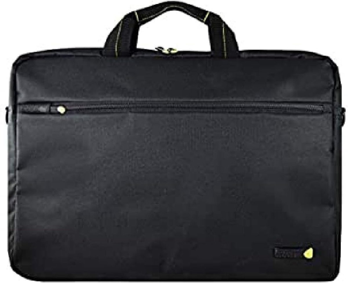 Lichte Zwarte 15.6 Inch Notebooktas met Schuimrubberen Bescherming