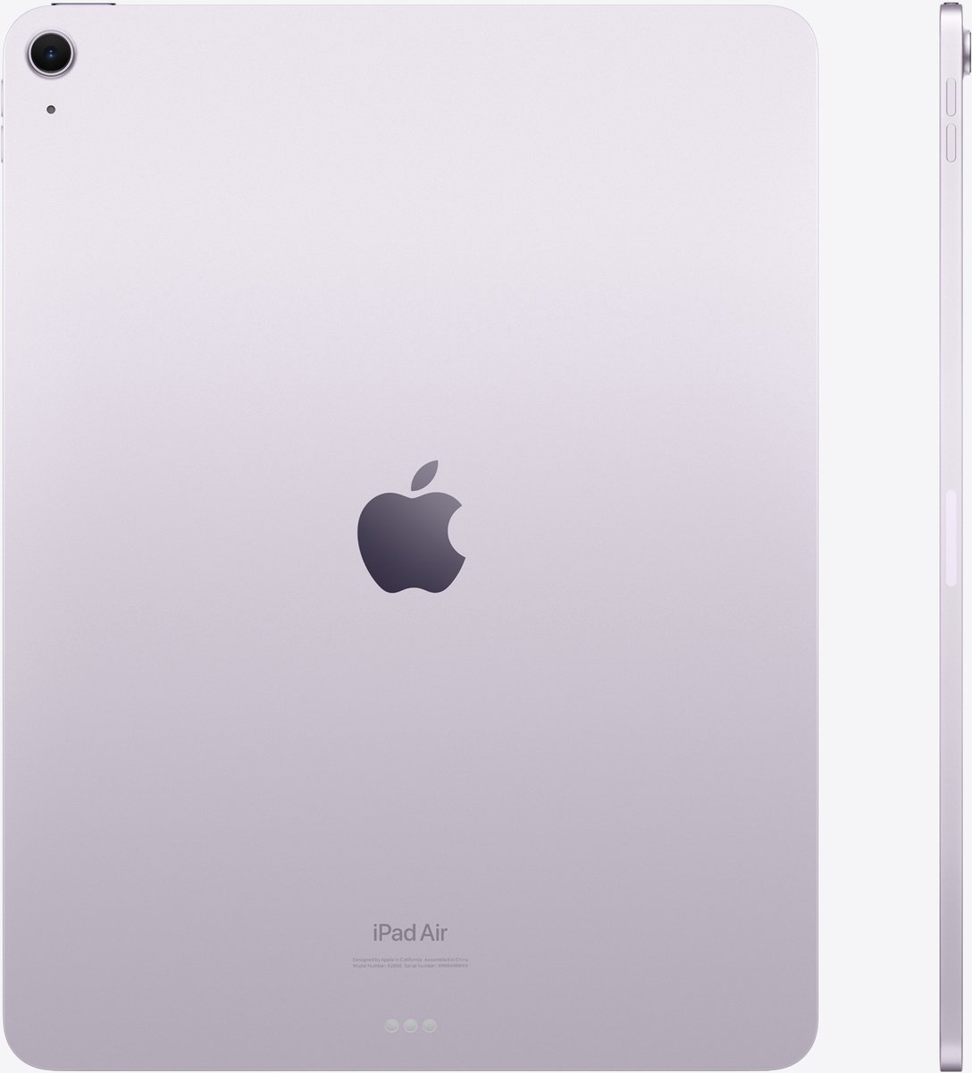 Apple iPad Air 2024 13 inch paars 512GB WiFi + Cellular M2-chip Liquid Retina-display - Afbeelding 5