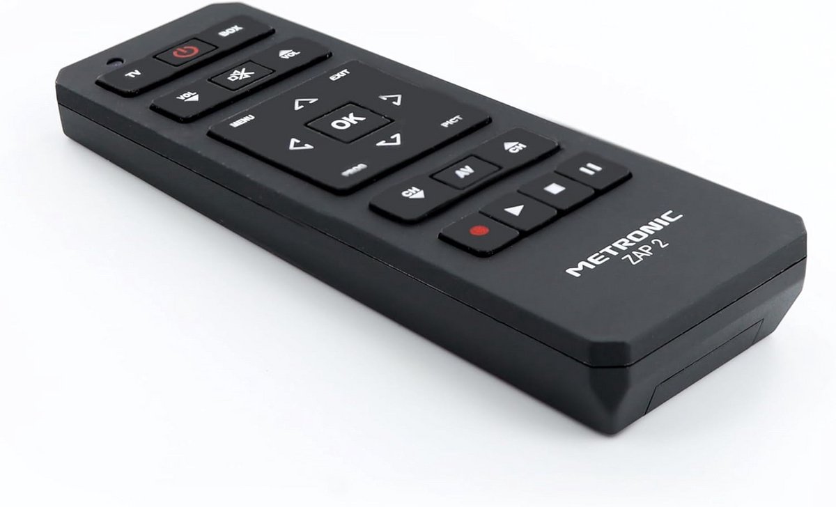 Universele Afstandsbediening voor TV en Set-Top Box - Zwart